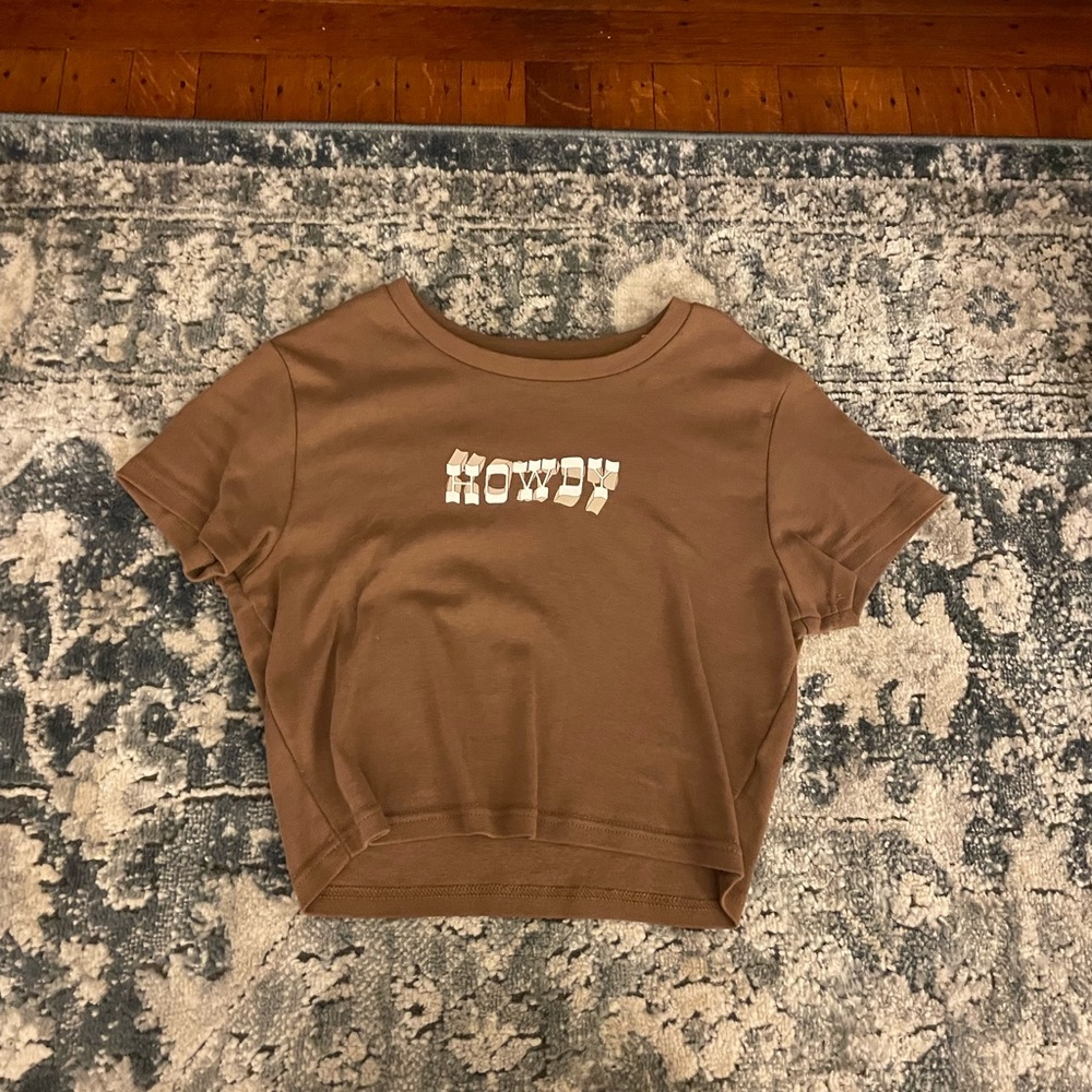 Princess Polly Howdy Cropped t-shirt